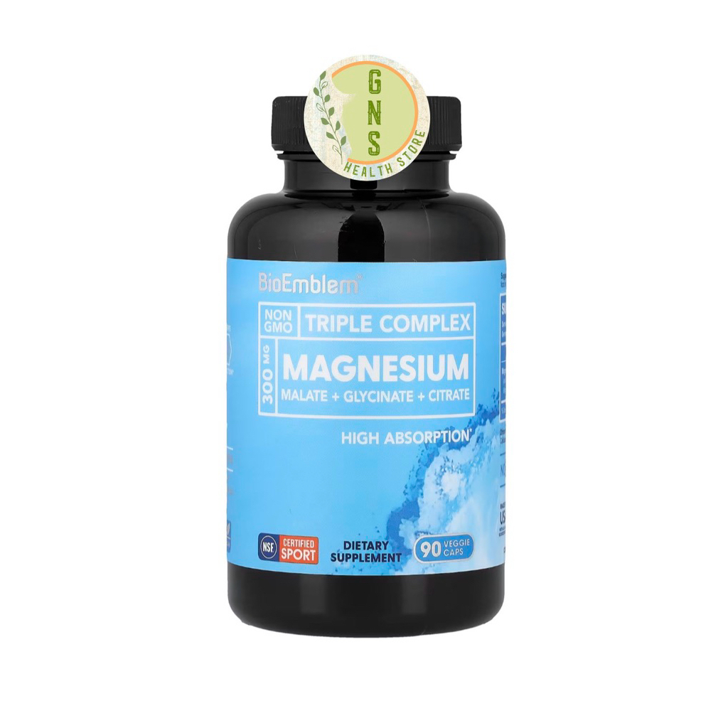 BioEmblem Triple Complex Magnesium 300mg Bio Emblem Magnesium Malate Glycinate Citrate