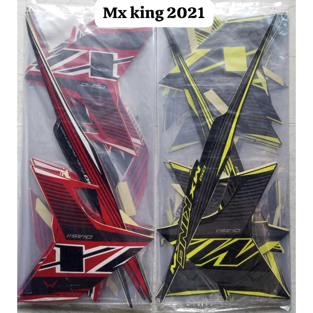 STICKER STRIPING STANDAR MOTOR YAMAHA JUPITER MX KING 2021