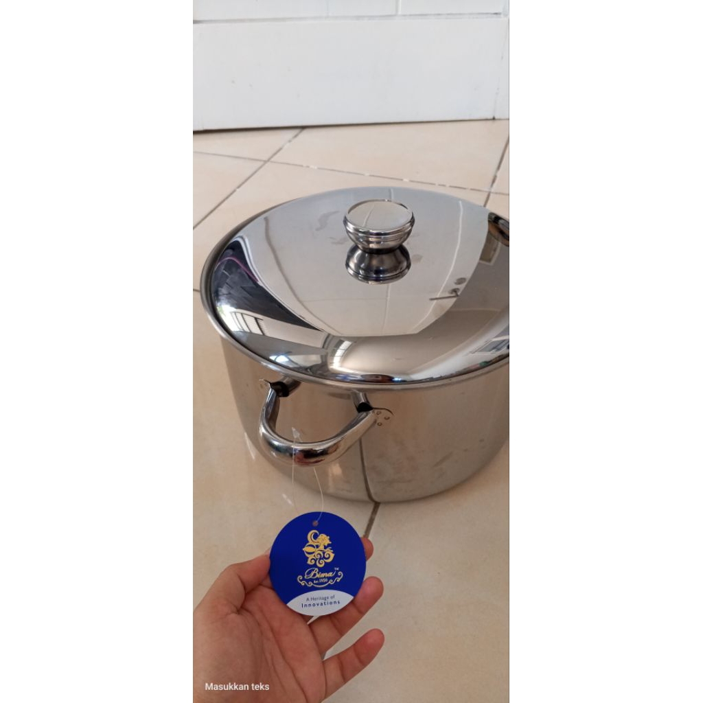 Panci Bima Stainless steel sus 304