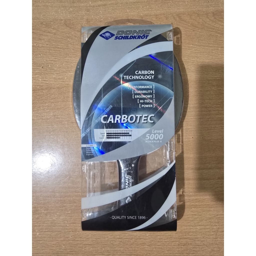 BAT BET PINGPONG DONIC SCHILDKROT CARBOTEC 5000. ORIGINAL