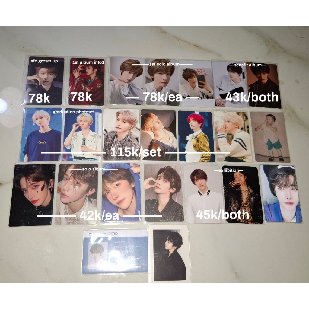 pc photocard into1 liuyu album china polaroid