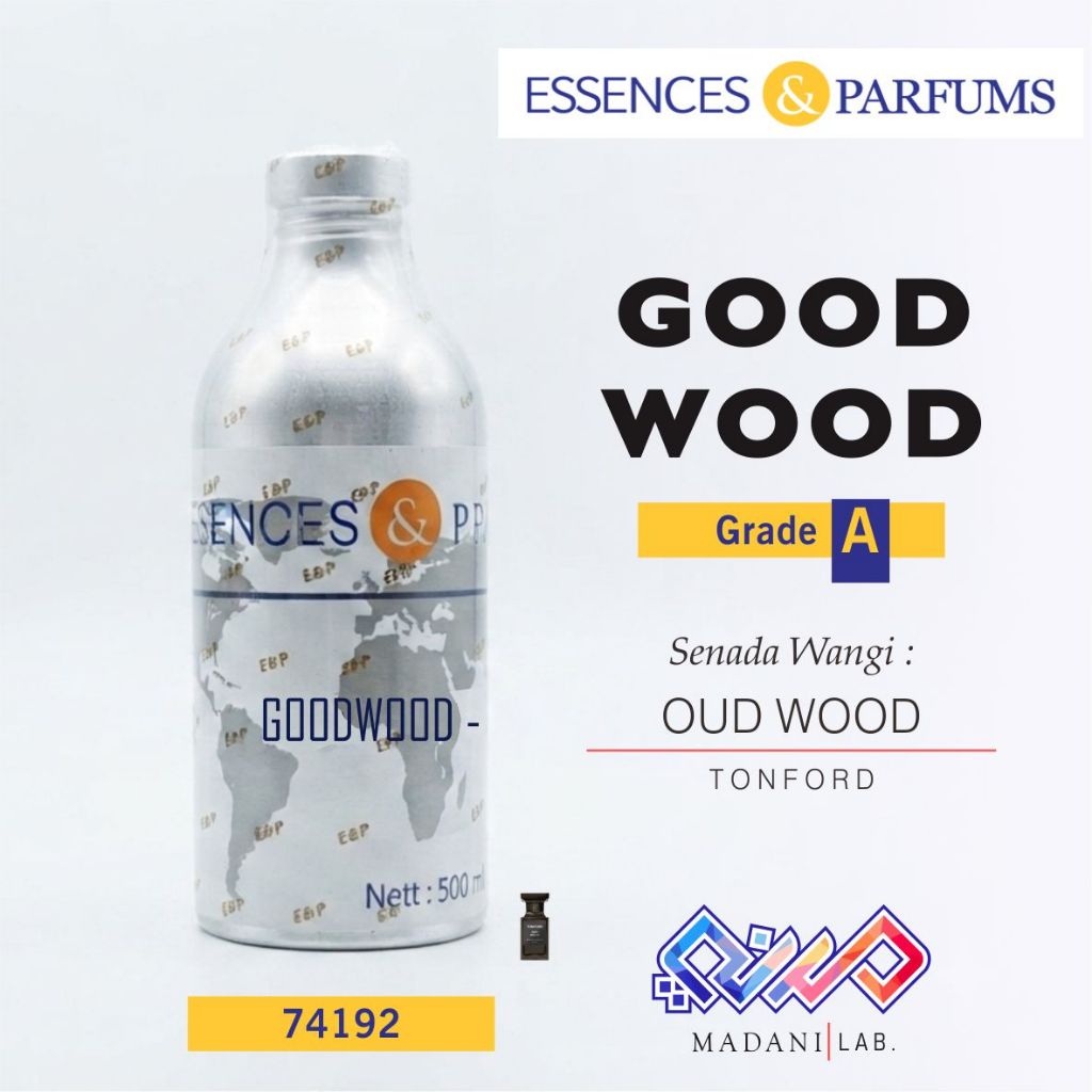 GOODWOOD 74192 [A] Senada Parfum Oud Wood dari Essences & Parfums | 500gr Segel |