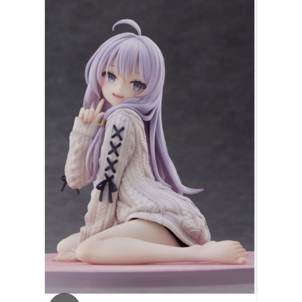 ACTION FIGURE ELAINA PAJANGAN TOPPER CAKE HIASAN ANIME ELAINA