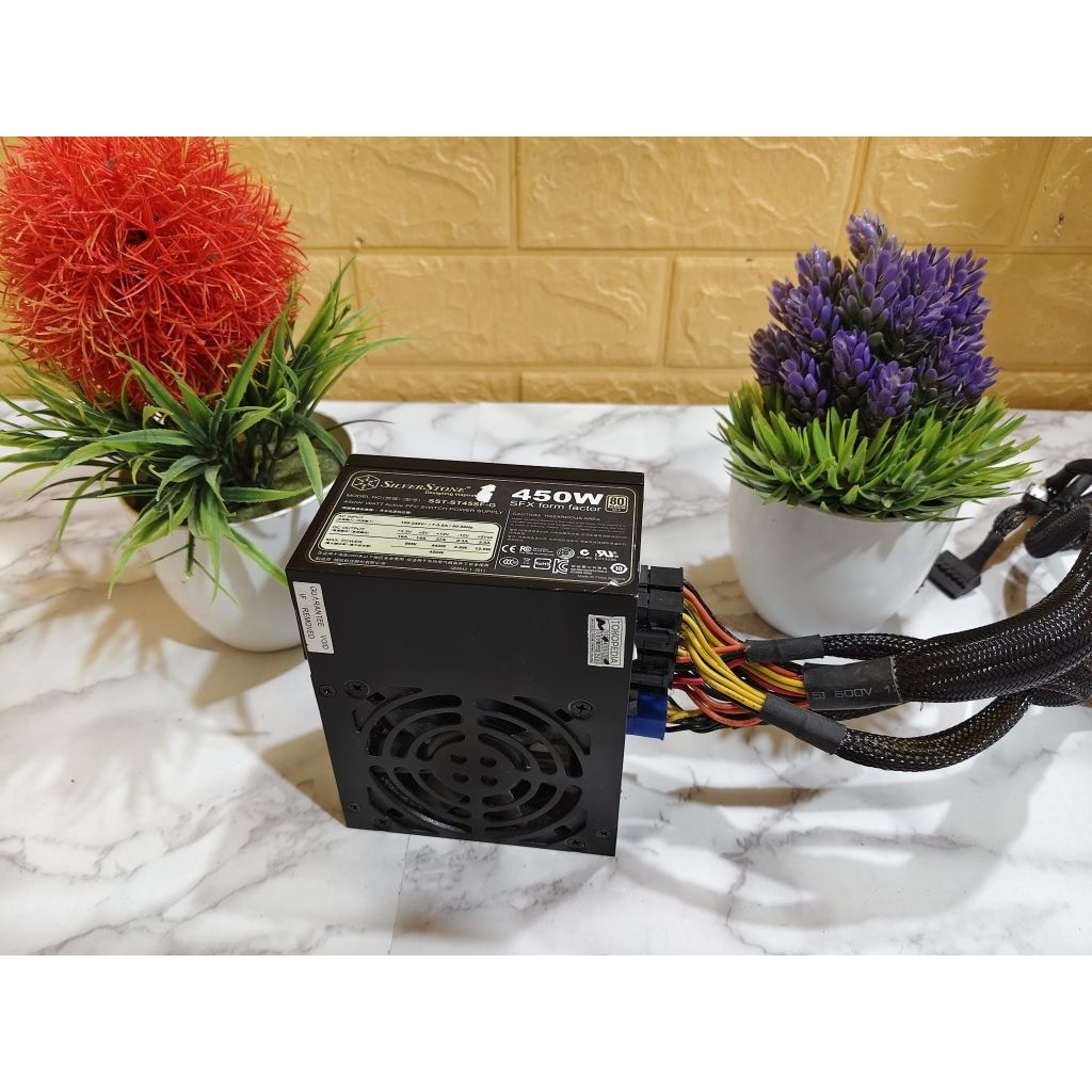 PSU Mini ITX SFX Form Factor Silverstone 450watt 80 Plus Gold SST-ST45SF-G Full Modular