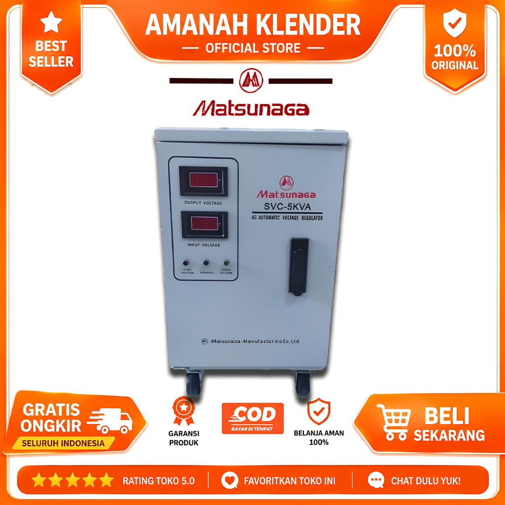 Matsunaga 5000NA Stabilizer Stavol 5000 WATT