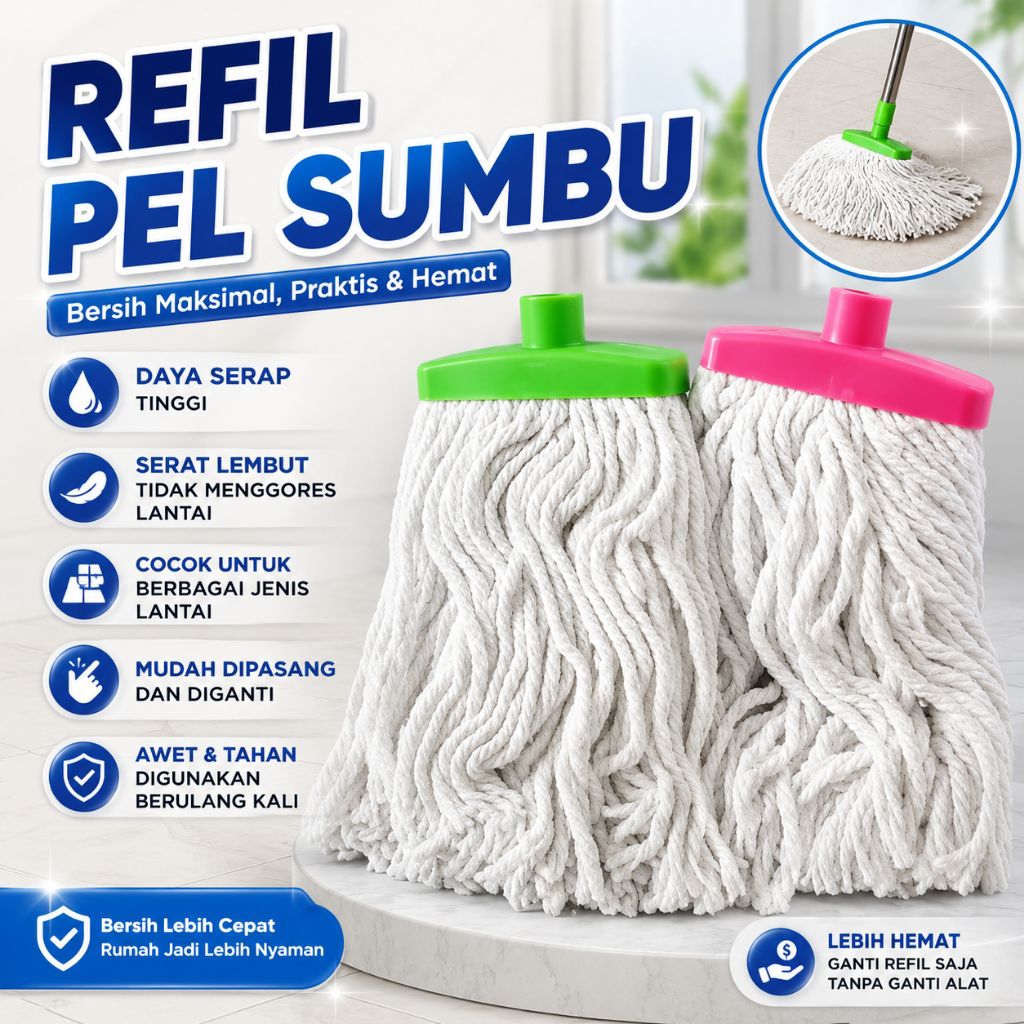 REFIL PEL LANTAI SUMBU / REFIL SUMBU