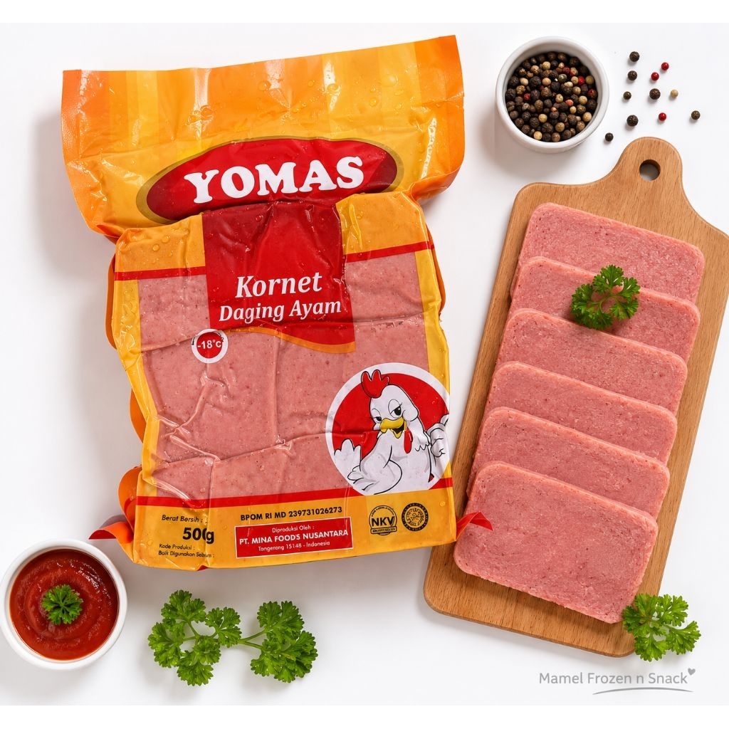 Yomas Kornet Daging Ayam 500gr
