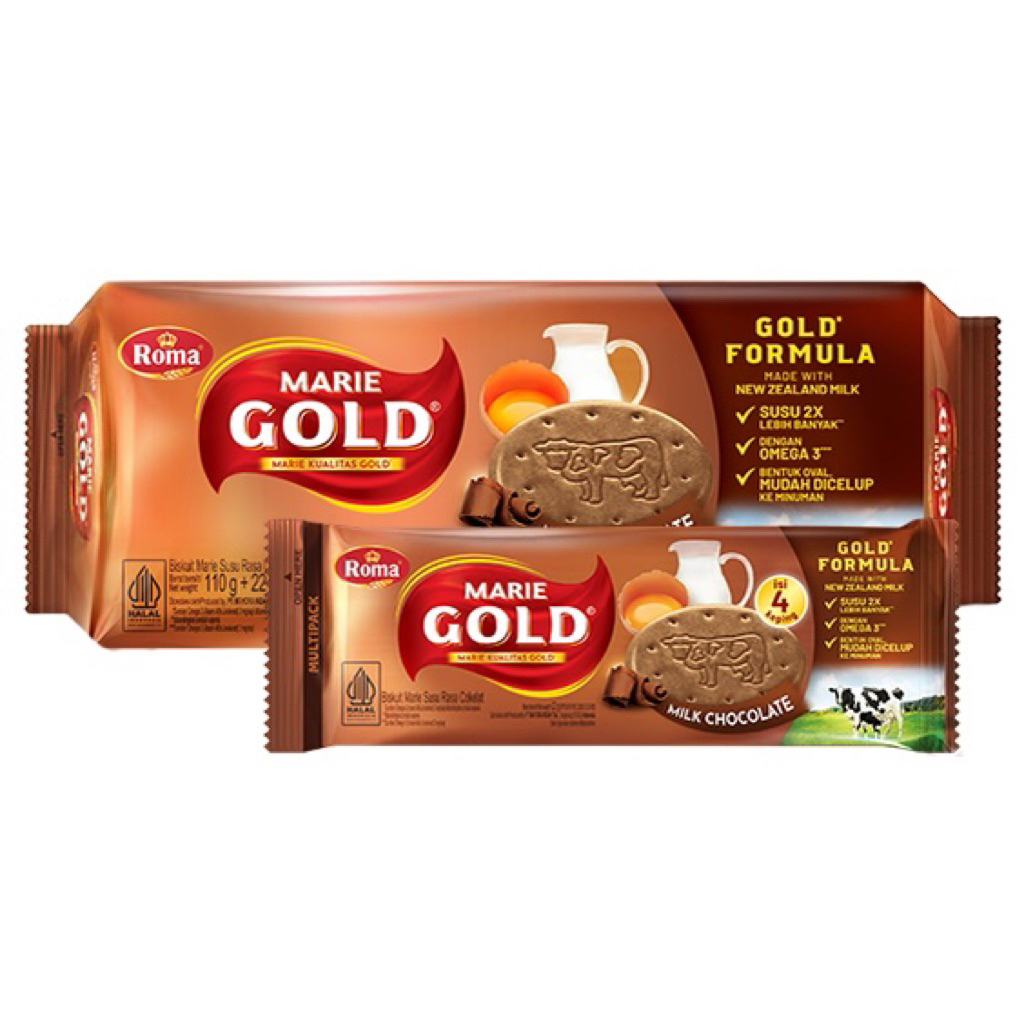 roma marie gold cokelat 110g - roma marie gold milk chocolate - roma marie gold cokelat