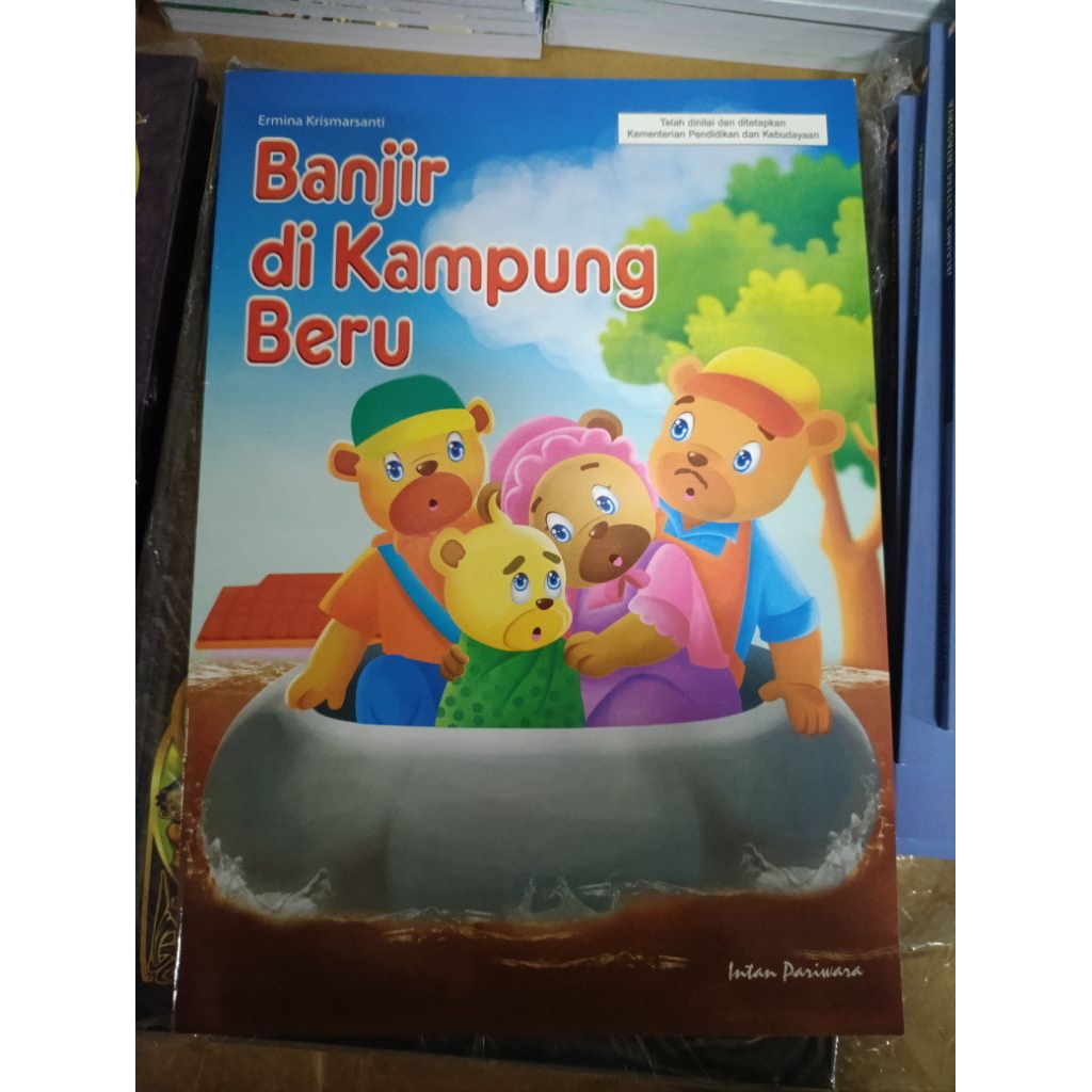 Buku Cerita Anak Banjir di Kampung Beru