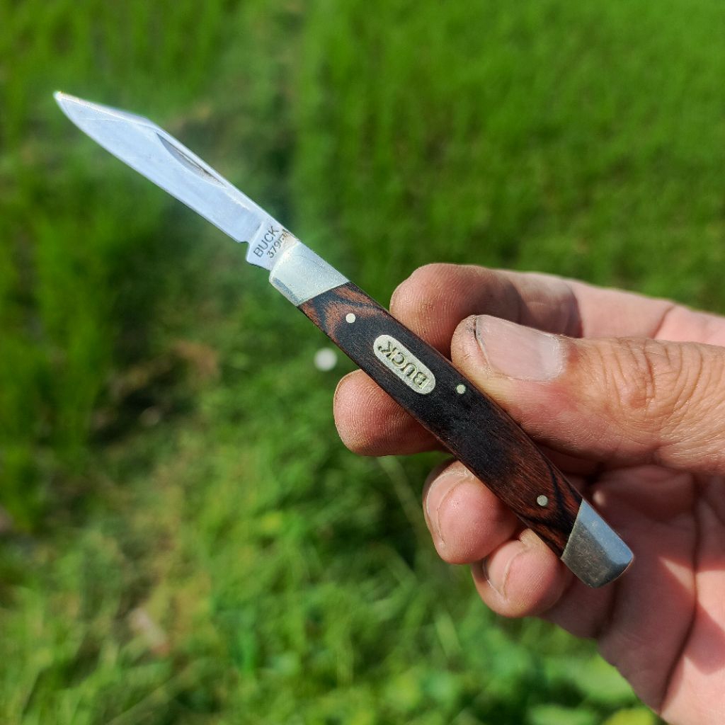 BUCK 379 SOLO single blade pisau lipat tradisional lawas klasik
