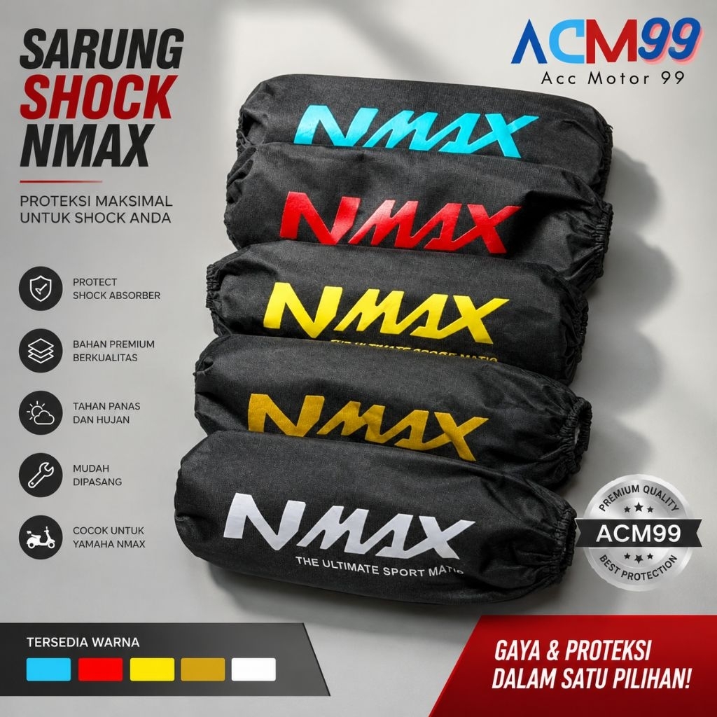 Sarung Shock Cover Shock Logo Nmax YSS Ohlins