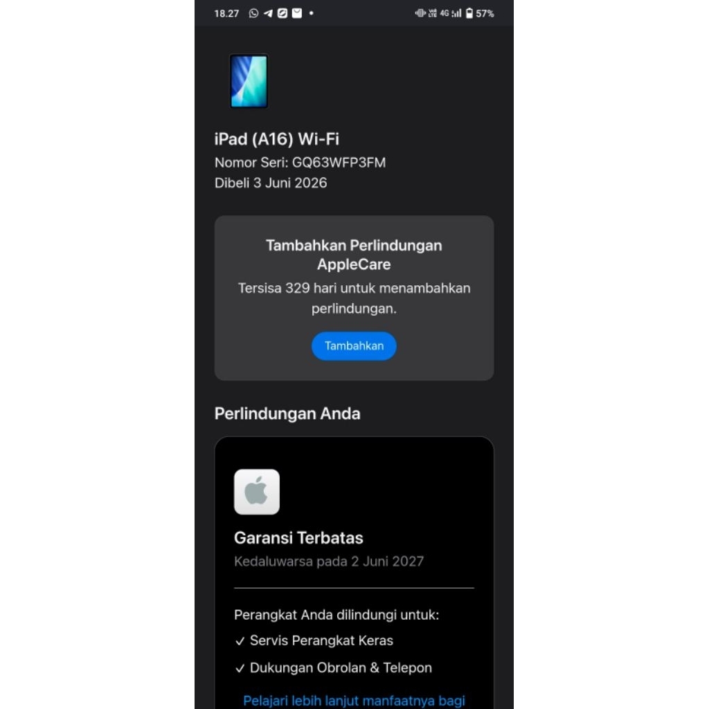 iPad gen 11 A16 128 ibox
