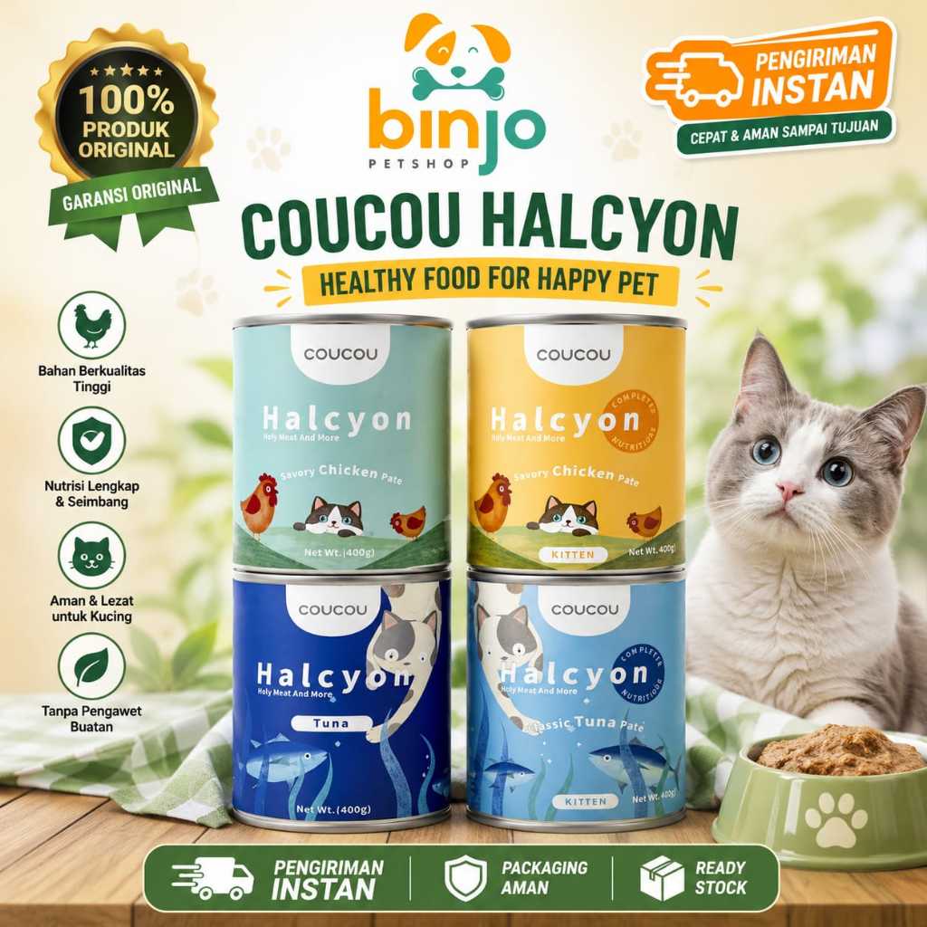 CouCou Cat kaleng 400g