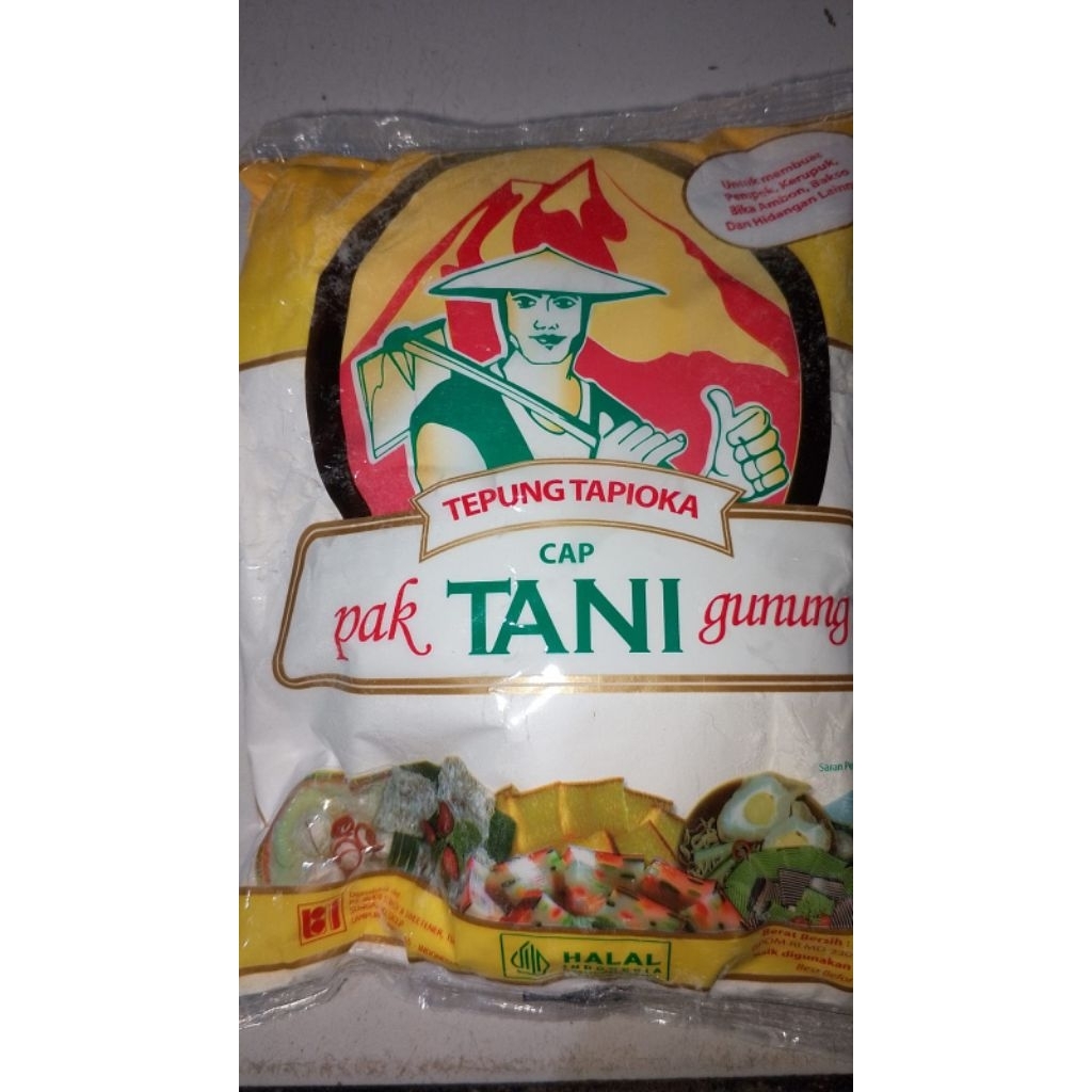 Tepung Tapioka Cap Pak Tani Gunung / Tepung Tapioka Pak Tani