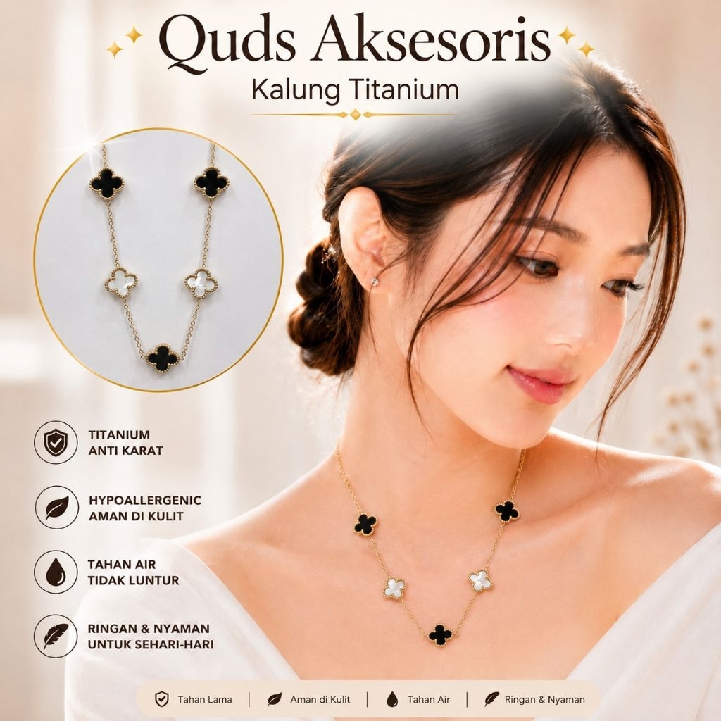 Perhiasan Titanium/Kalung Titanium per 1 pcs