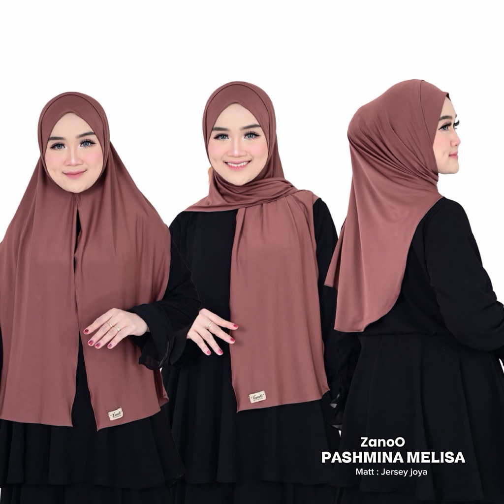 ZANOO PASMINA MELISAE  - PASMINA OVAL PASMINA INSTAN DAILY BY ZANOO