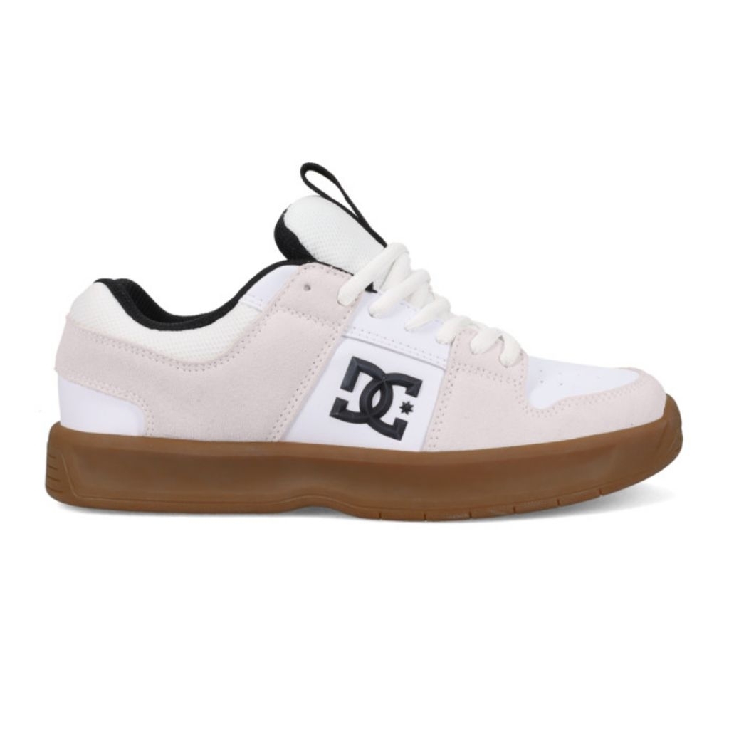 Dc shoes lynx zero white gum mens sneakers original sepatu kasual pria