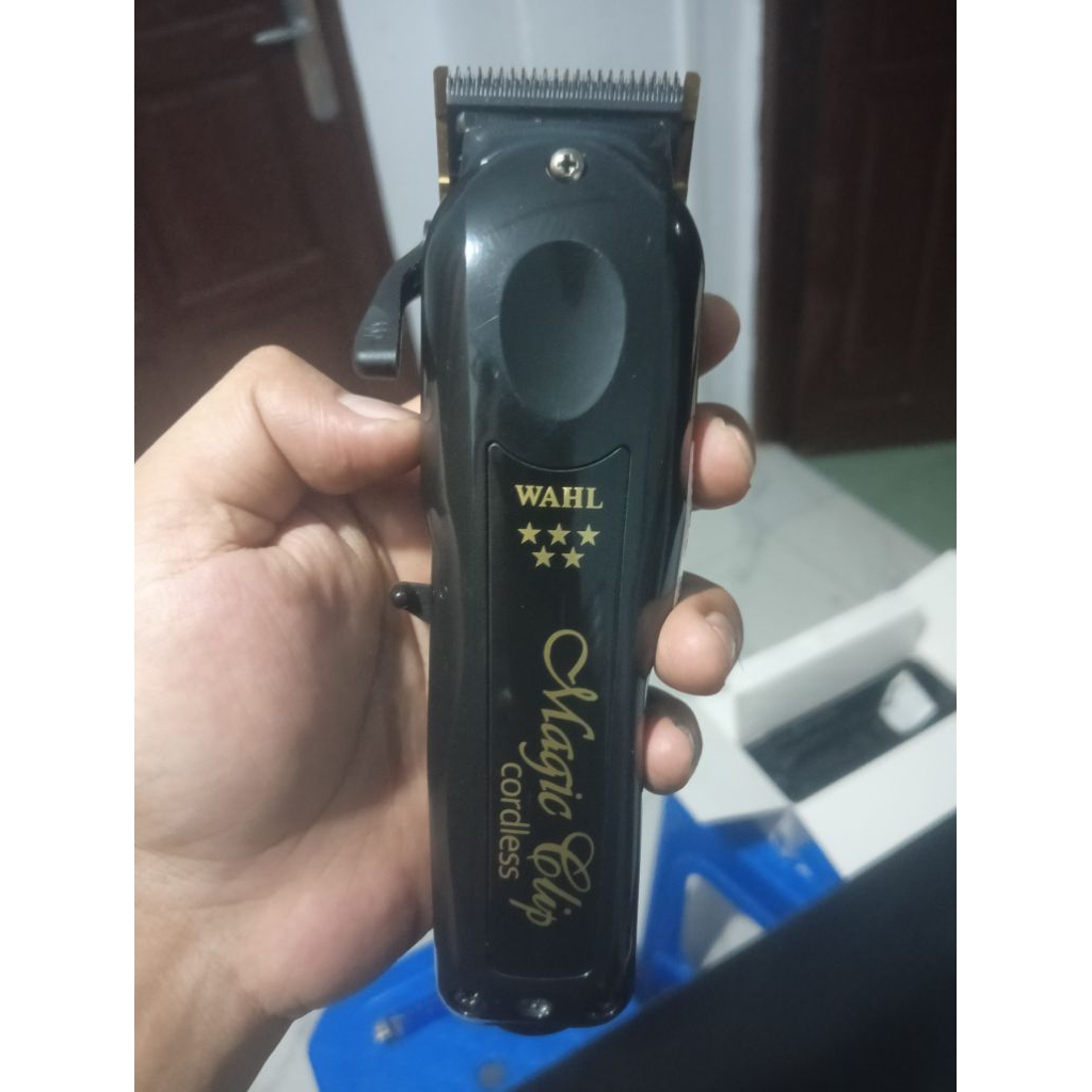 Wahl 5 Star Black Magic Clip Cordless Clipper (Kondisi Second) - Alat Cukur Rambut Profesional, Alat