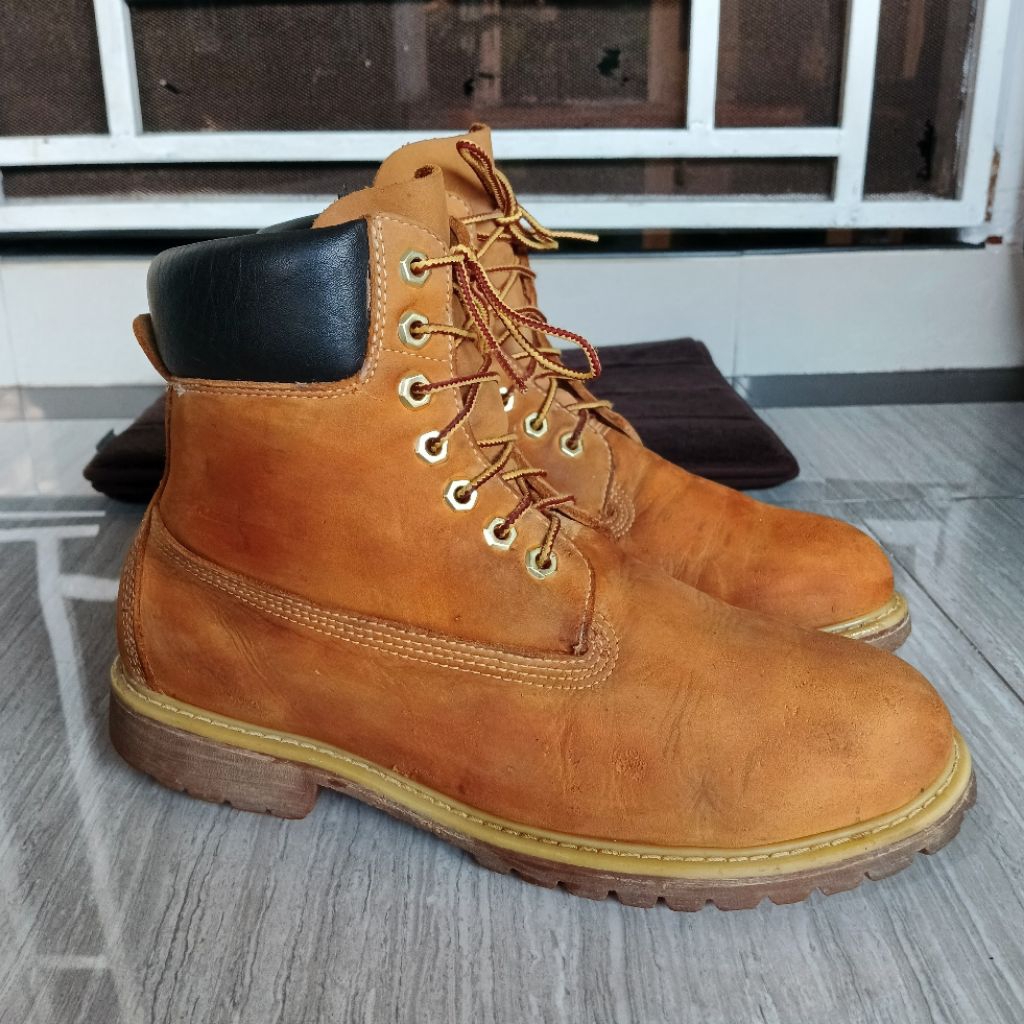 HAWKINS Classic Mid Boots Yellow Size 42 Insol 26-27 Cm