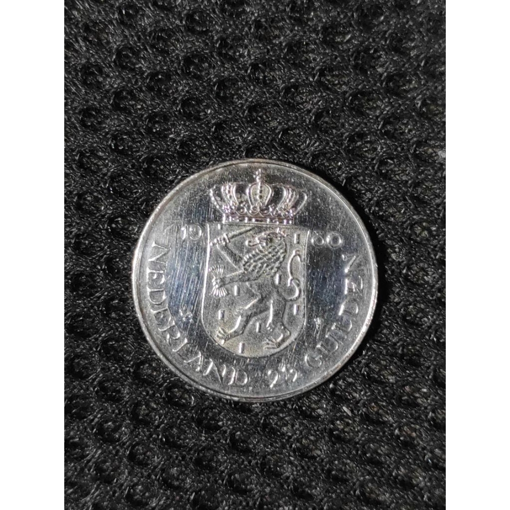 coin perak21/2GuldenBelanda1960original.