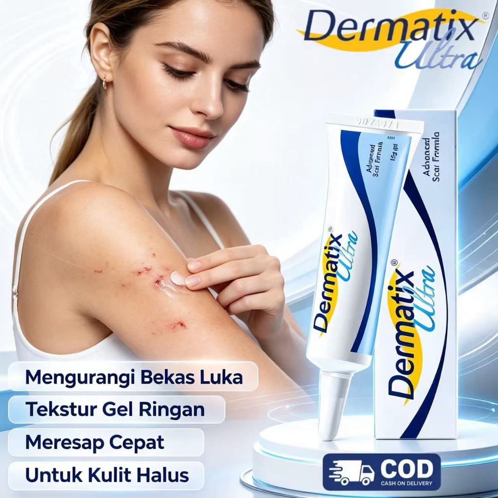 [ ORI COD ] Dermatix Ultra Gel 15gr Penghilang Bekas Luka / Meratakan Dan Menghaluskan Bekas Luka / 