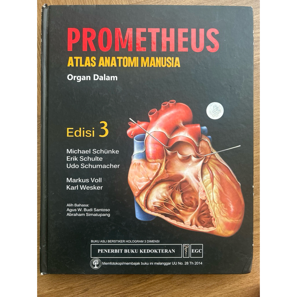 Prometheus Atlas Anatomi Manusia Edisi 3: Organ Dalam Edisi 3 bekas (second)