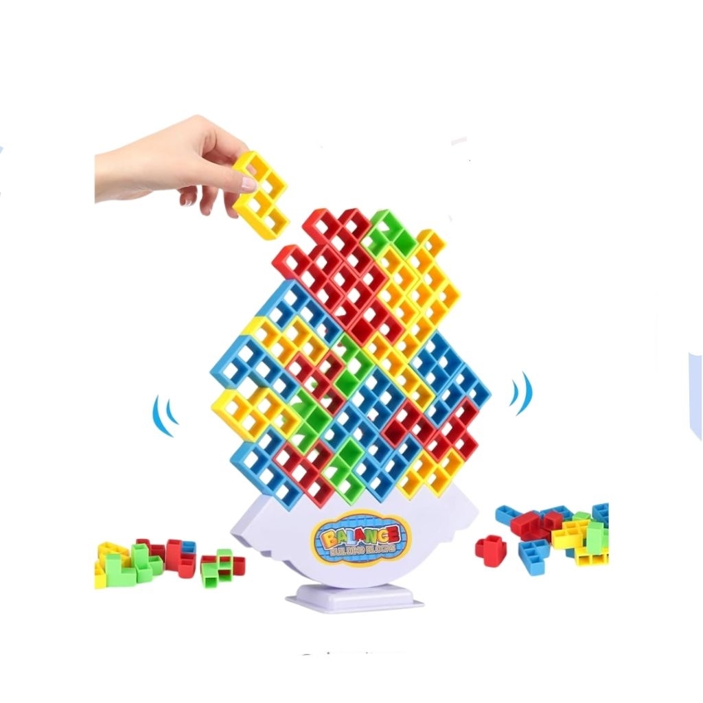 mainan Tetra tower balance challenge