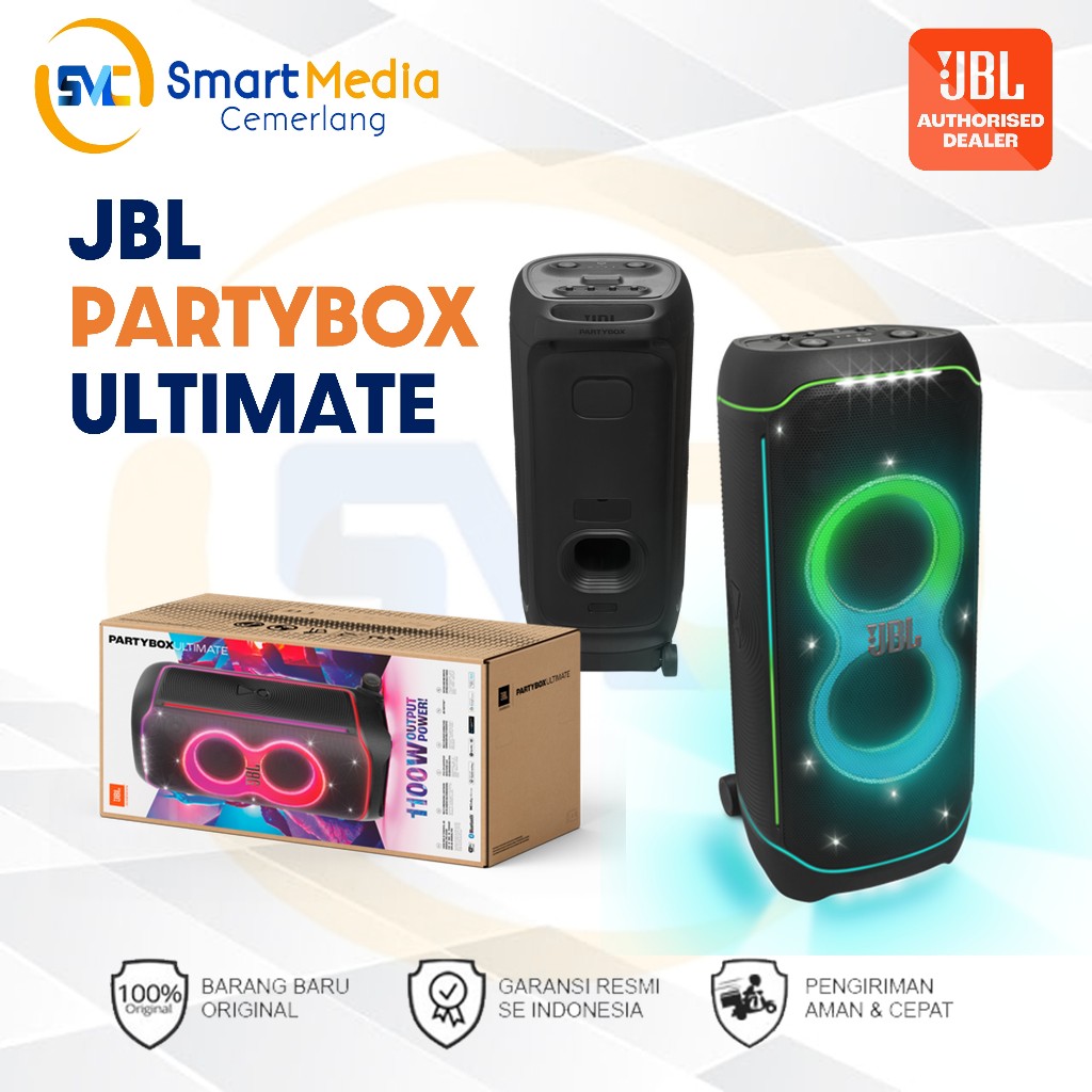 JBL Partybox Ultimate 1100W RMS Wifi Bluetooth Speaker
