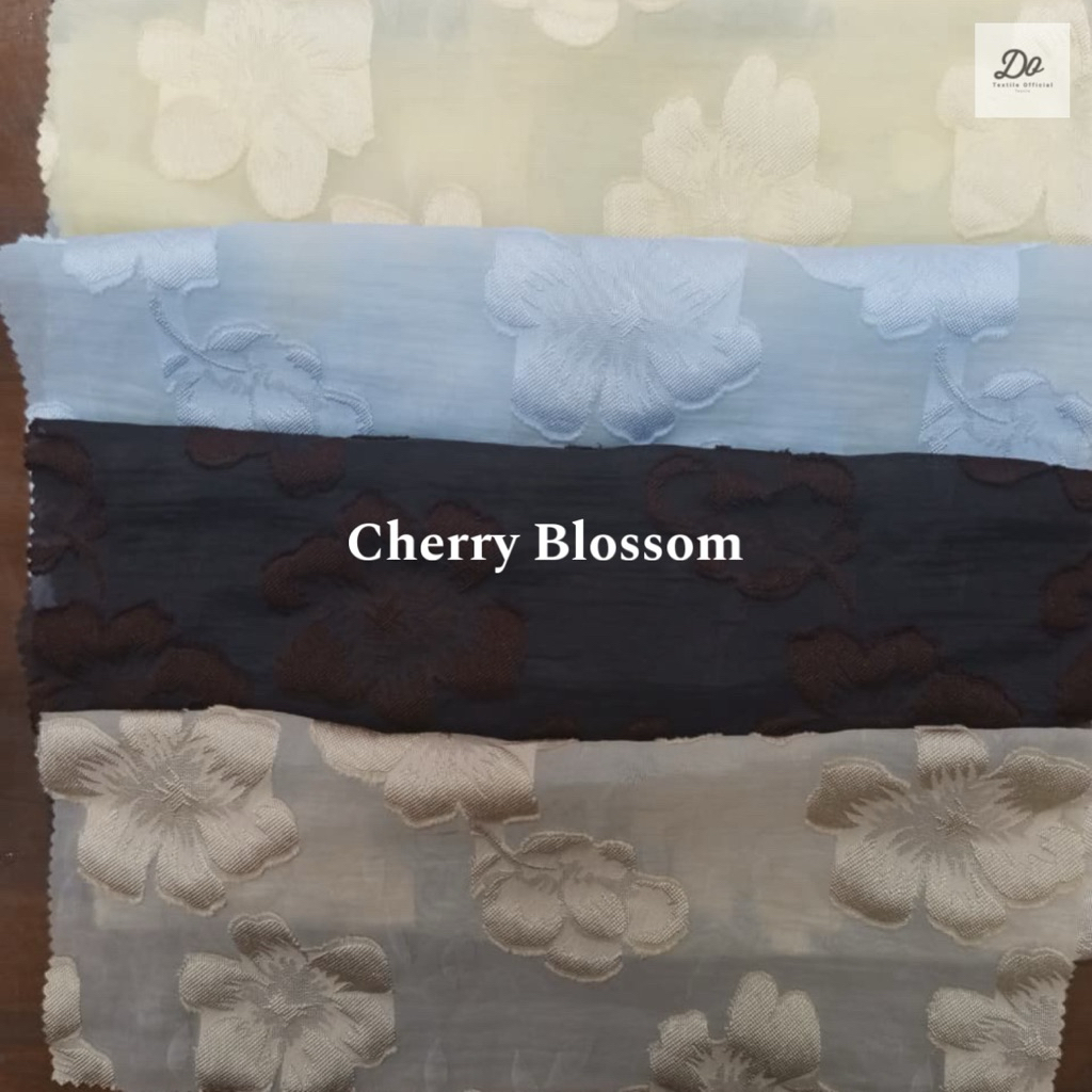 KAIN ORGANZA JACQUARD EMBOS CHERRY BLOSSOM