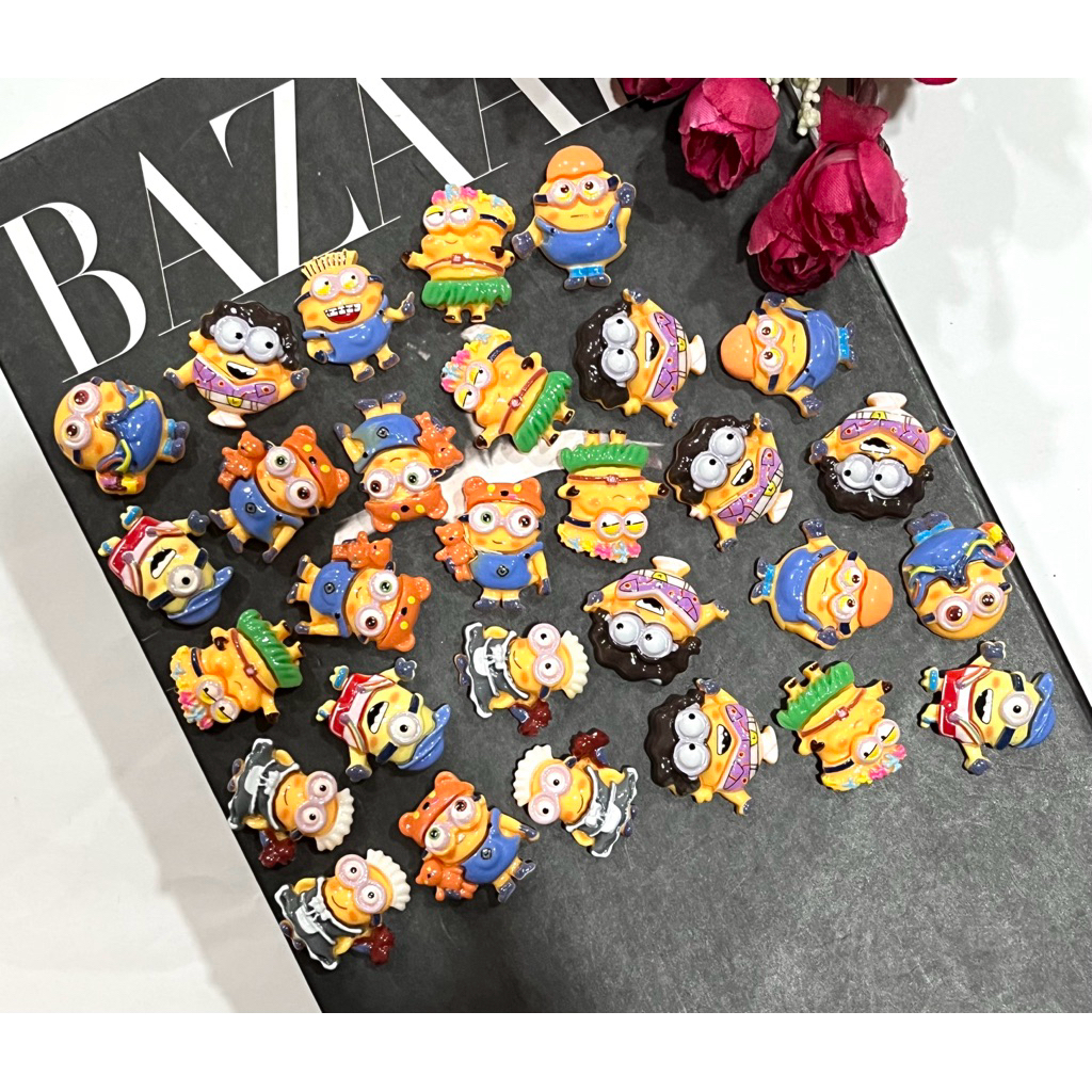 clay resin minion isi 100 pcs