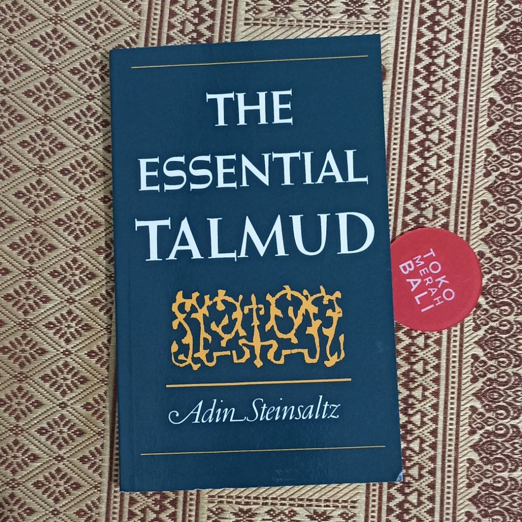 Buku Talmud Essential agama Yahudi by Adin Steinsaltz