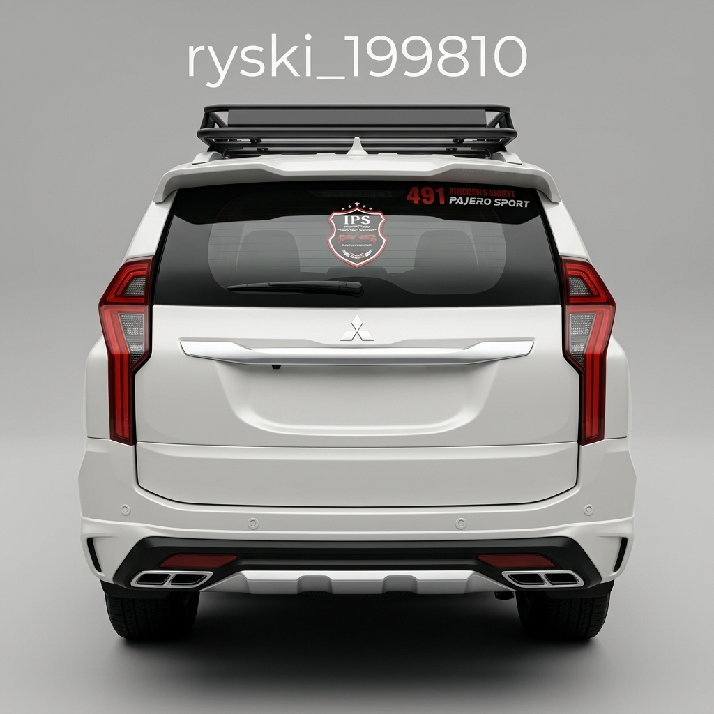 Spoiler Mitsubishi Pajero Sport 2021 2022 we BODY KIT BODIKIT