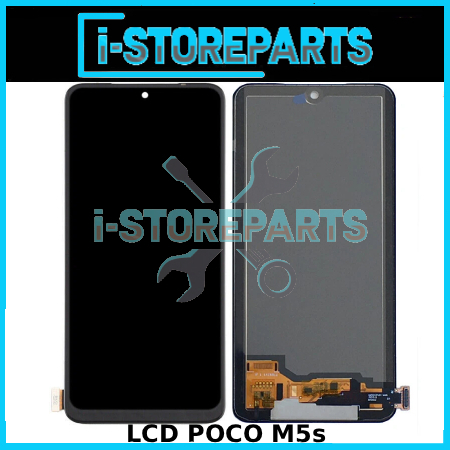LCD TOUCHSCREEN POCO M5s ORIGINAL FULLSET GARANSI FREE OBENG SET