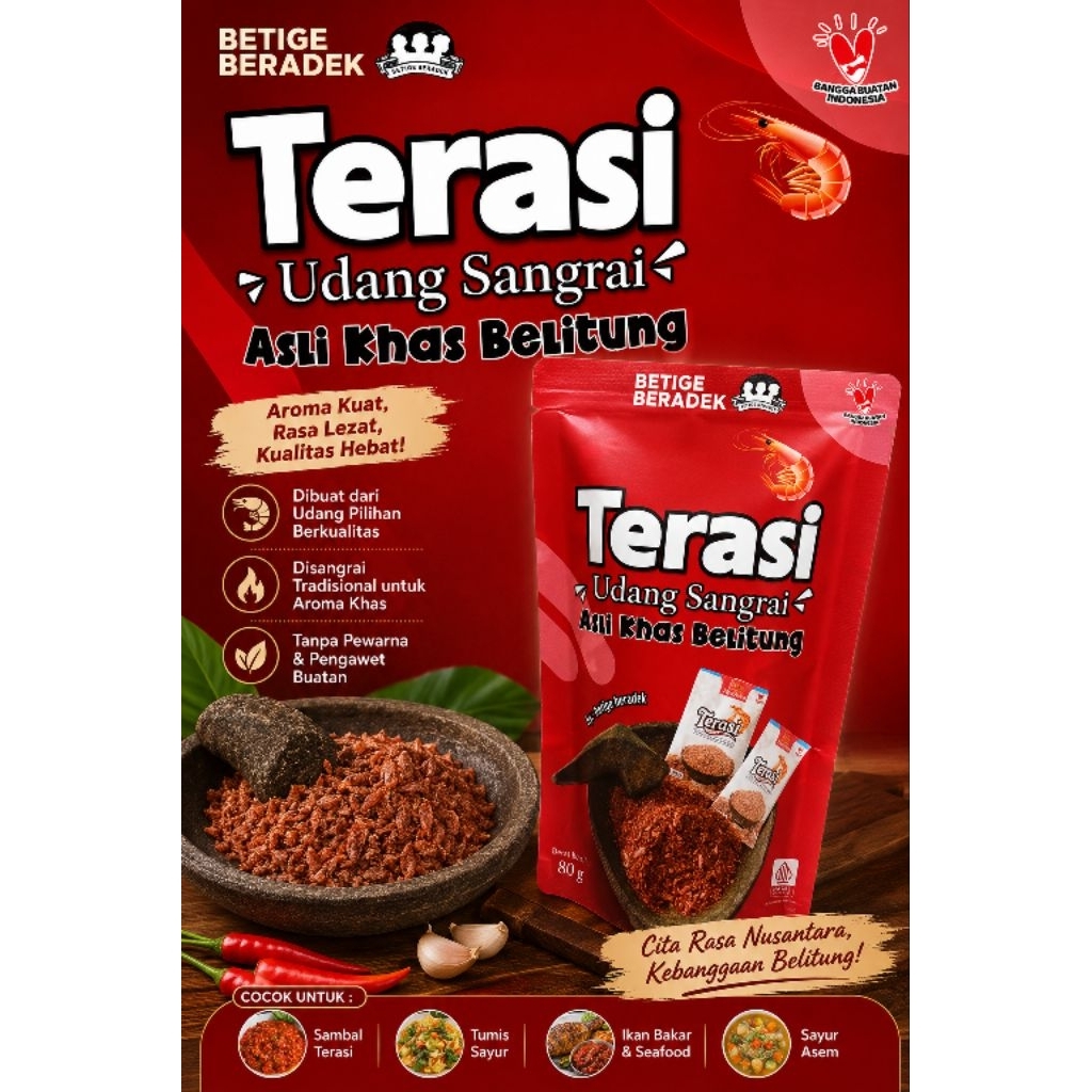 Terasi Udang Sangrai Belitung