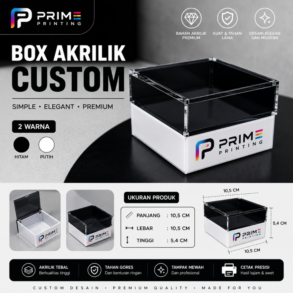 Kotak Akrilik Custom / Box Akrilik Custom