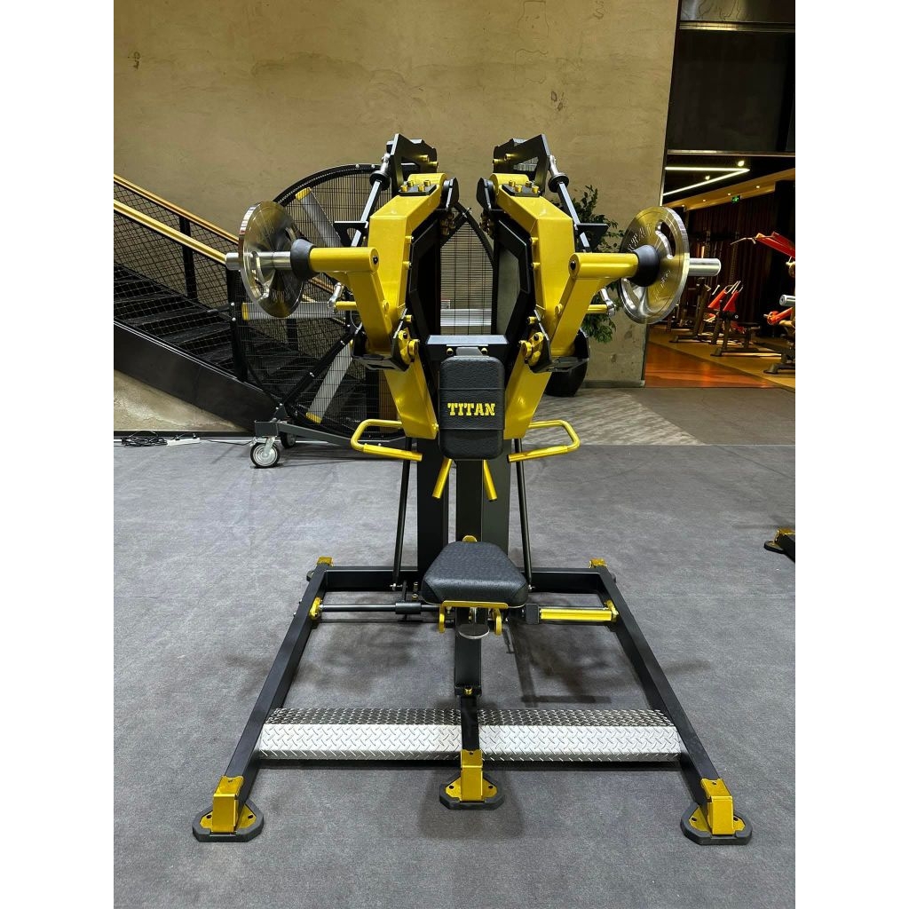 New Alat Olahraga Fitness Golden Low Row Machine Titan Series DHZ Y925ZA Plate Loaded