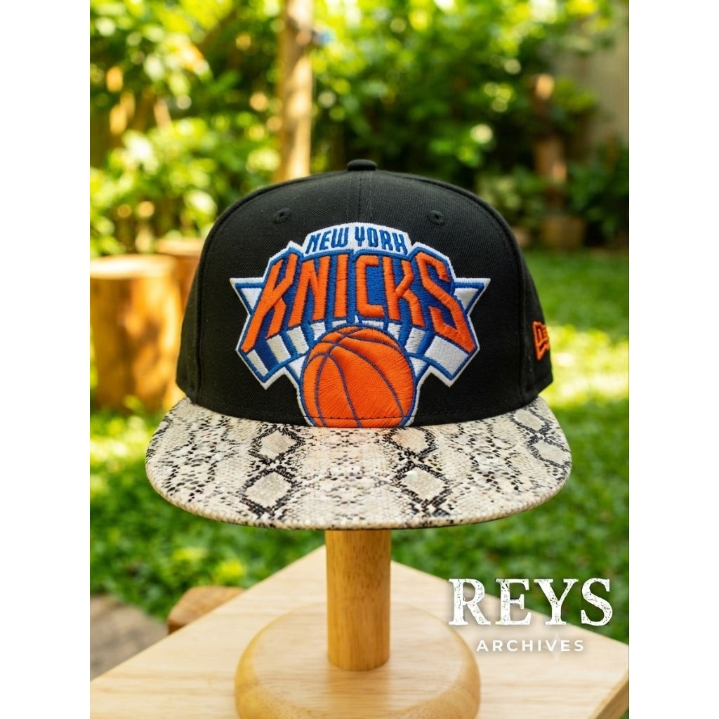 Topi NBA New York Knicks 47 Brand Snakeskin Snapback Original