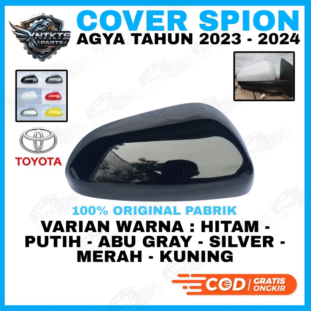 cover spion agya tahun 2023 2024 original toyota tutup cover spion toyota agya tahun 2023 2024