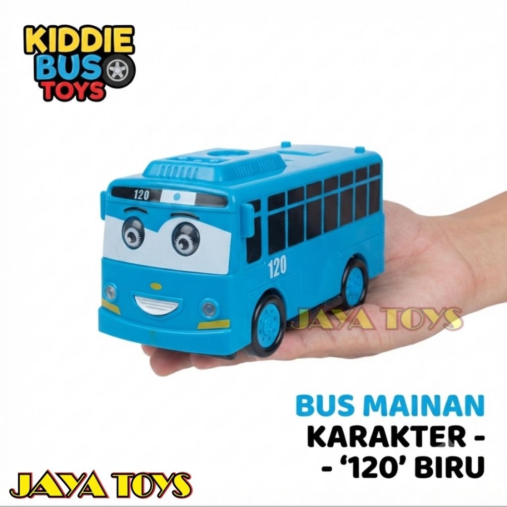 Mainan Mobil Bus Karakter Dayo The Little Bus - Bus Musik Edukasi Anak