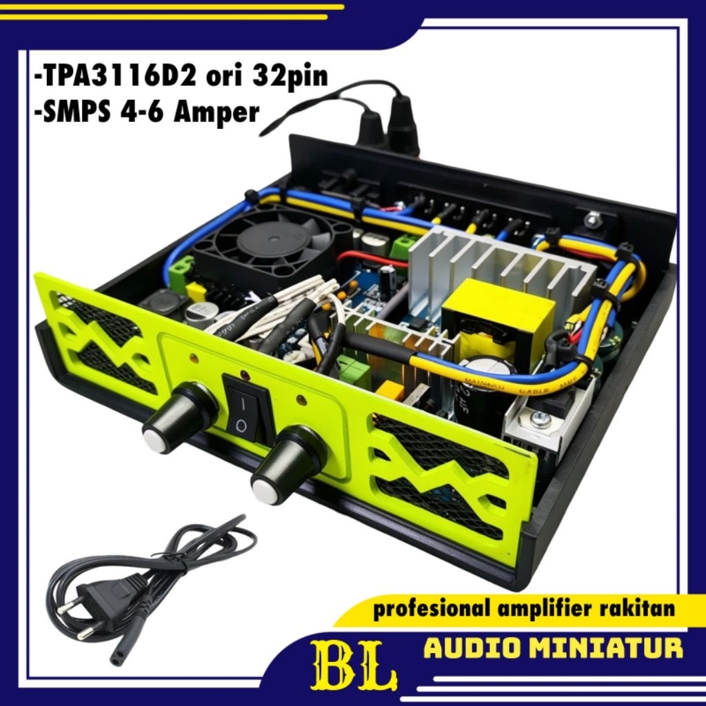 POWER MINIATUR TPA 3116 D2 SMPS 4-6AMPER SIAP PAKAI