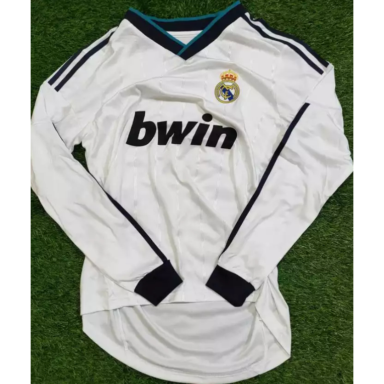 LIGA SPANYOL JERSEY RETRO VINTAGE LONGSLEEVE REL MDRD HOME 2012-2013 GRADE ORI