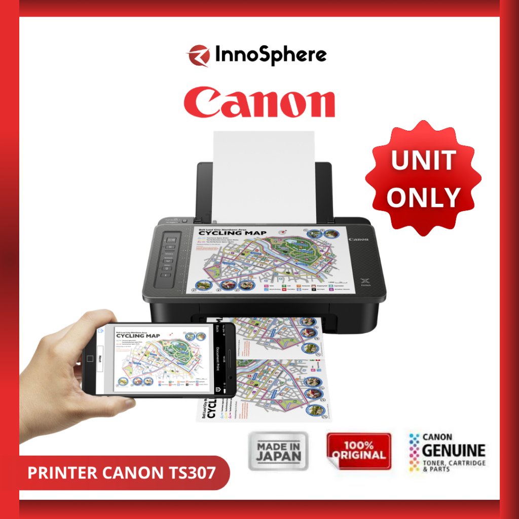 [TANPA CARTRIDGE/TINTA] Printer Canon TS 307