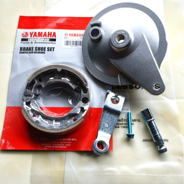PAKET KOMPLIT PANEL REM BELAKANG+ KAMPAS+ AS + PAHA REM BELAKANG YAMAHA JUPITER Z LAMA ( kecil) FORC