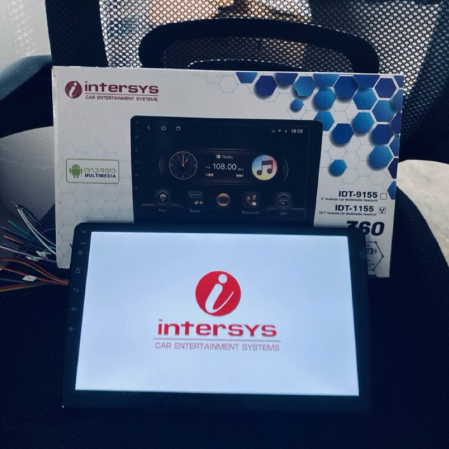 Head unit android 10 inch merek intersys