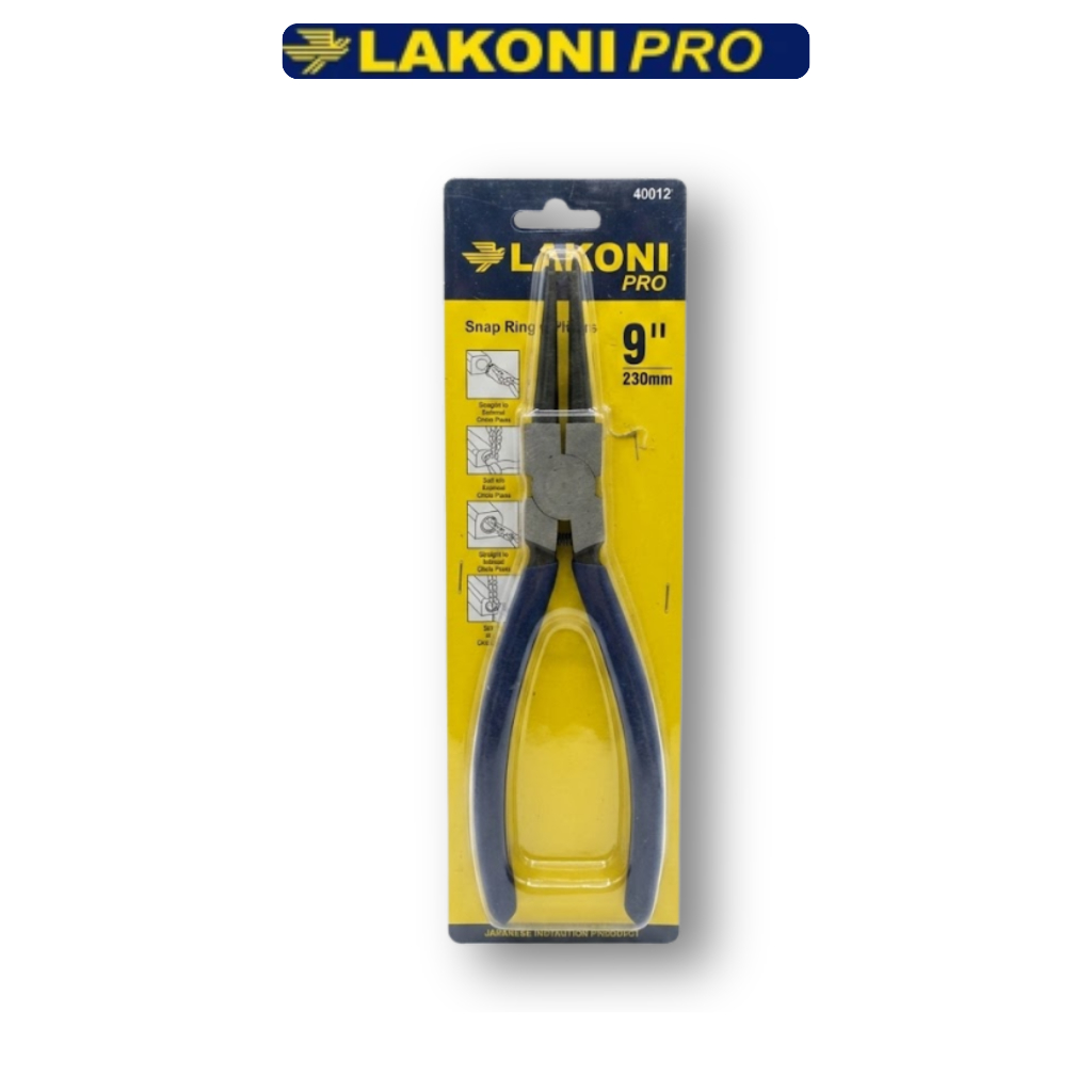 Lakoni Pro Tang Snap Ring Lurus Tutup 9" - Snap Ring Pliers Internal Straight (IS)