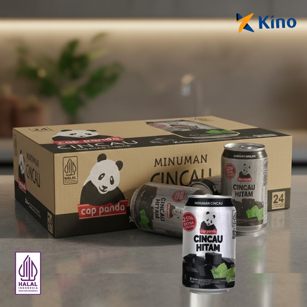 1 Karton / Dus Cincau Panda Isi 24 kaleng Cincau Cingcau Panda