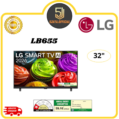 TV LED LG Smart TV 32Inch - 32LB655 Smart TV LG