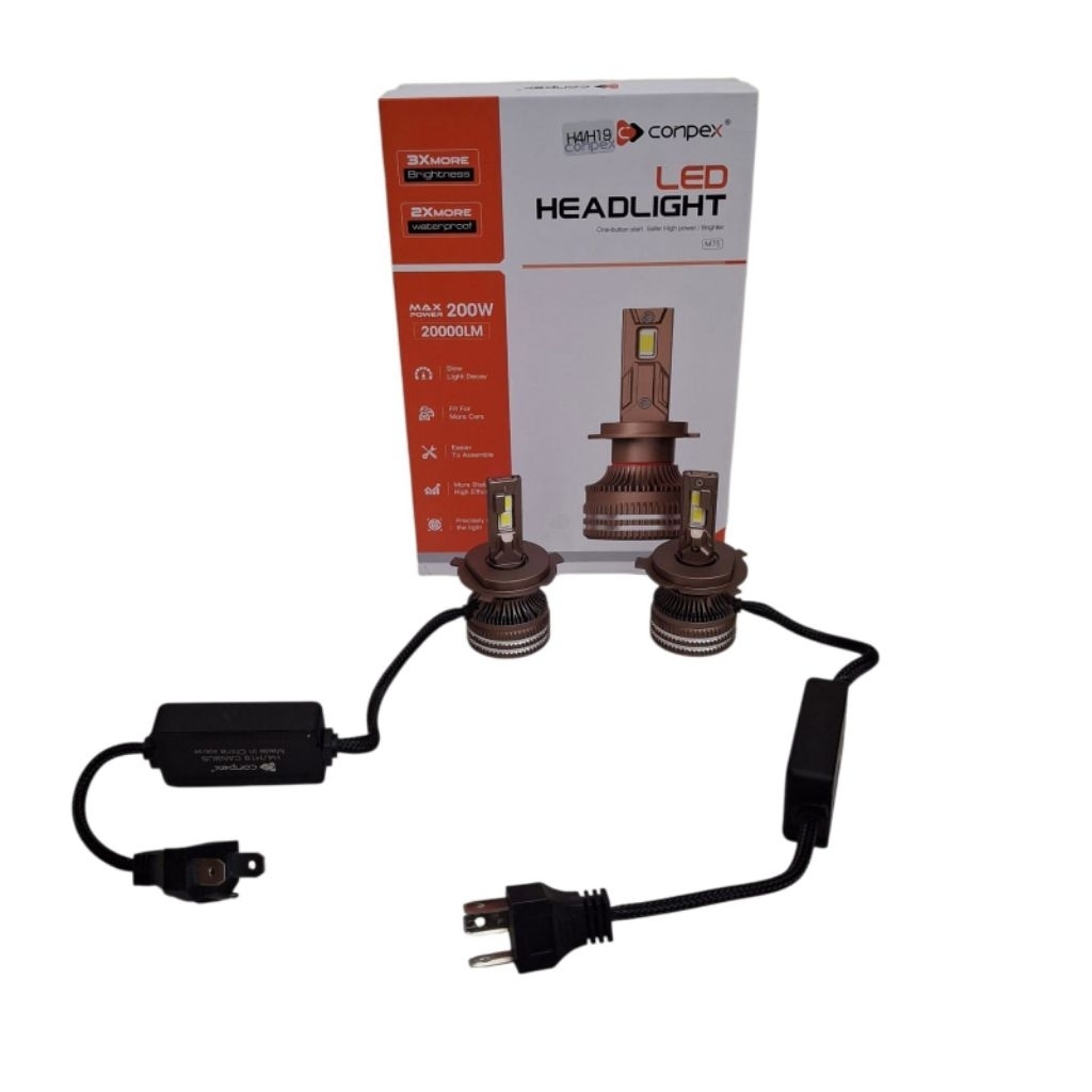 Led headlight H4/H19 conpex M75 led H4/H19 conpex 1 warna 100W