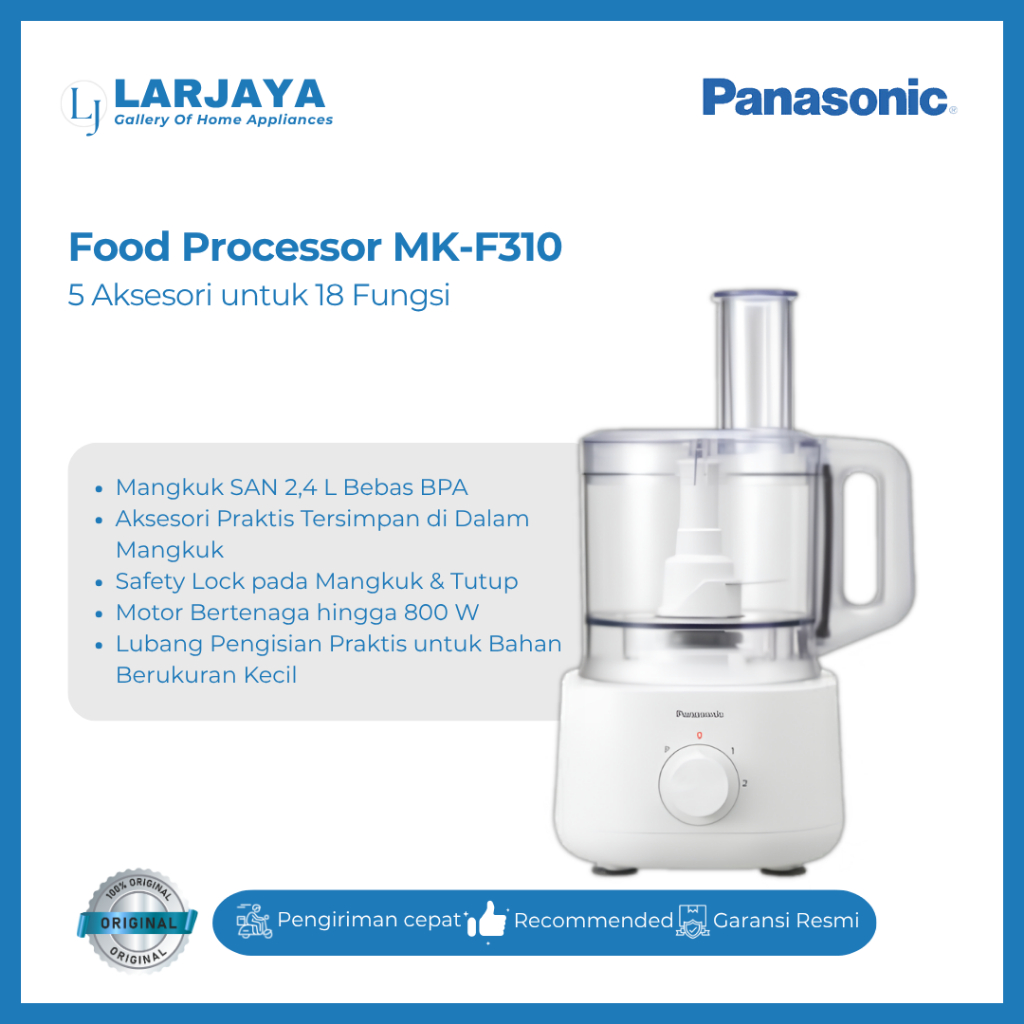 Panasonic Food Processor MK-F310