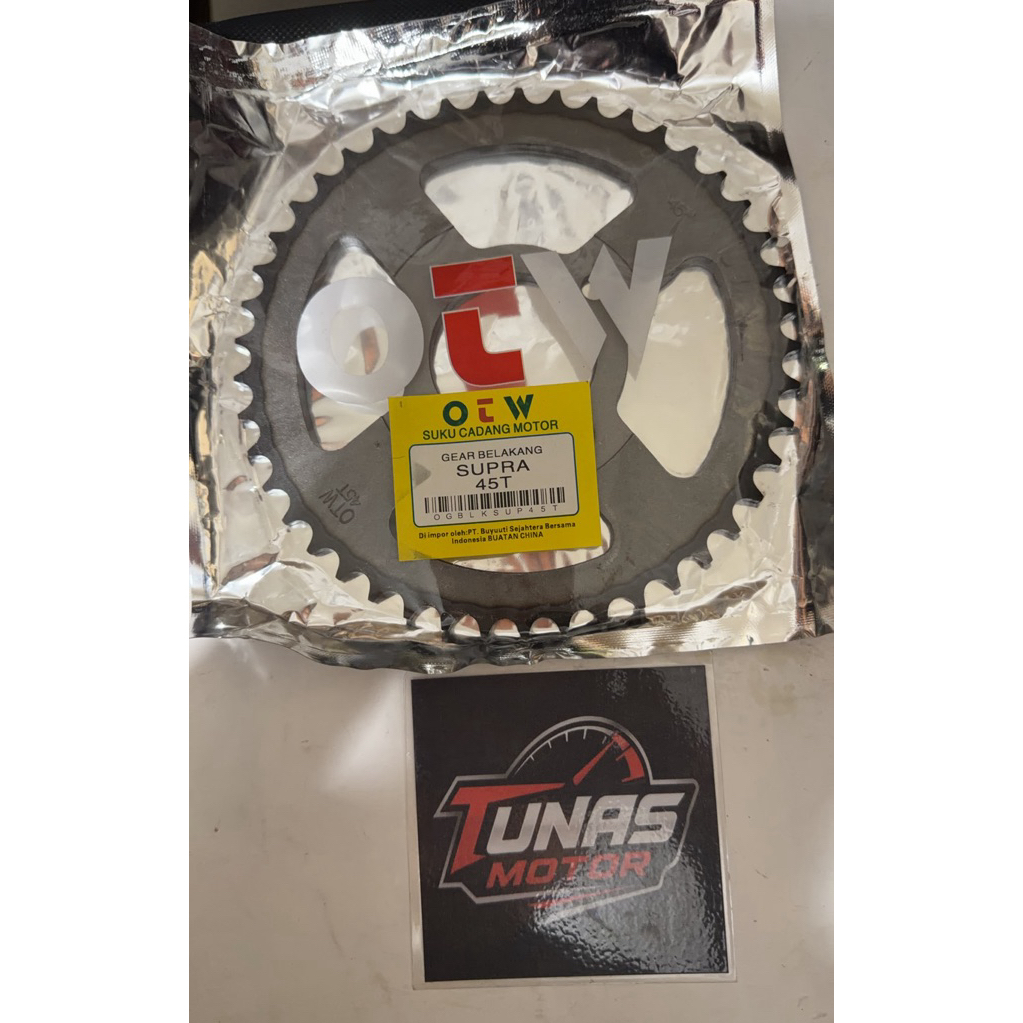 Gear belakang supra 45T